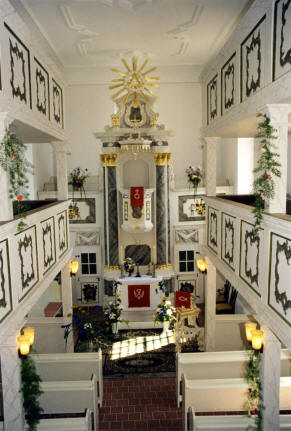 Kirche Tellschütz Innenansicht